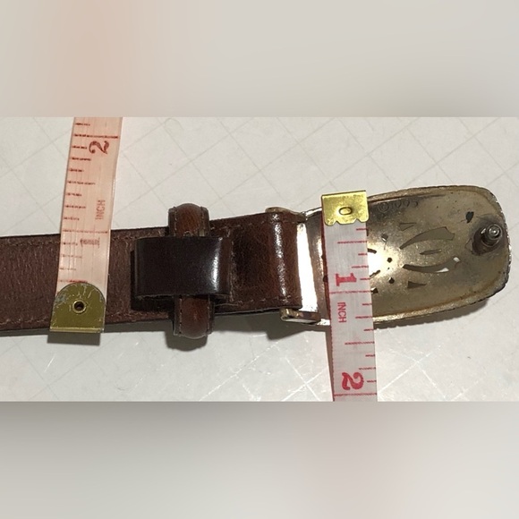 1995 Brighton Brown Leather Belt